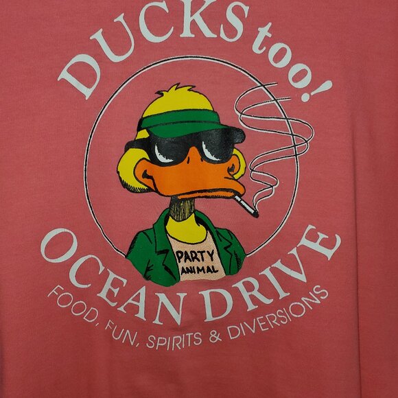 TRUE VINTAGE BEACH CLUB TEE SHIRT... DUCK'S TOO...OCEAN DRIVE BEACH SC - Picture 2 of 2